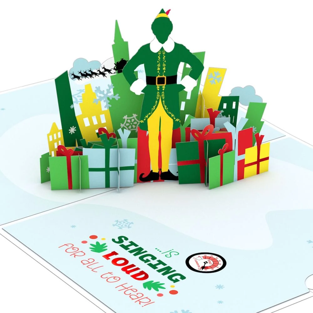 Lovepop Elf Christmas Cheer Pop-Up Card - Image 2
