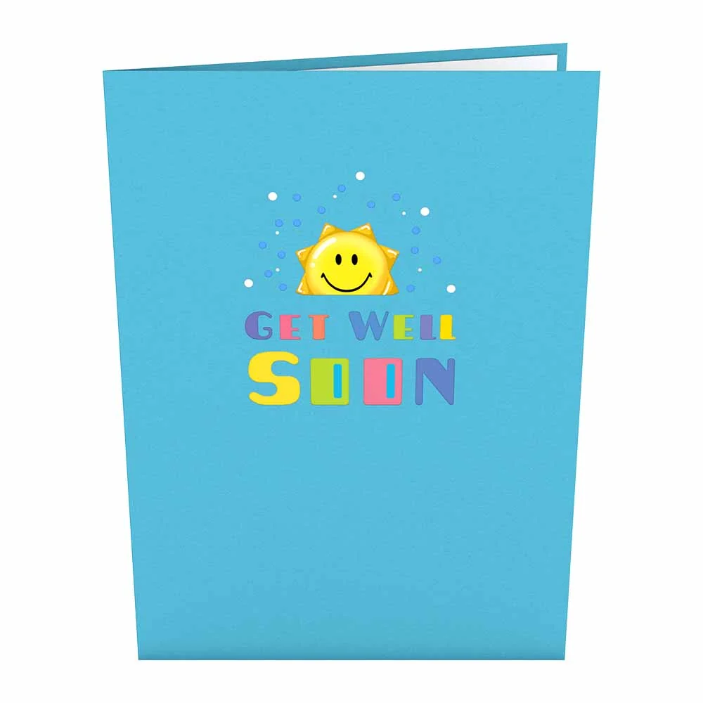 Lovepop Get Well Soon Balloons Pop-Up Card - Image 4