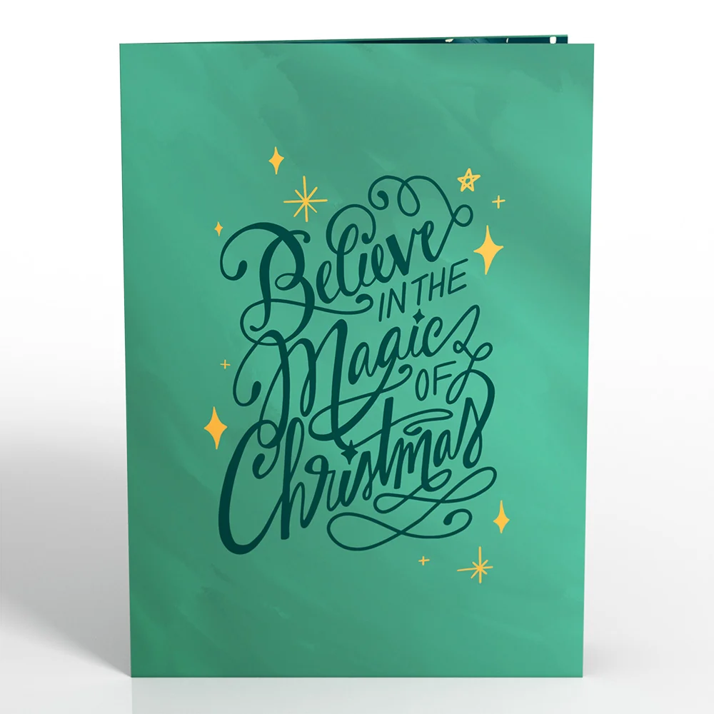 Lovepop Magic of Christmas Santa's Sleigh Light-Up Pop-Up Card - Image 6