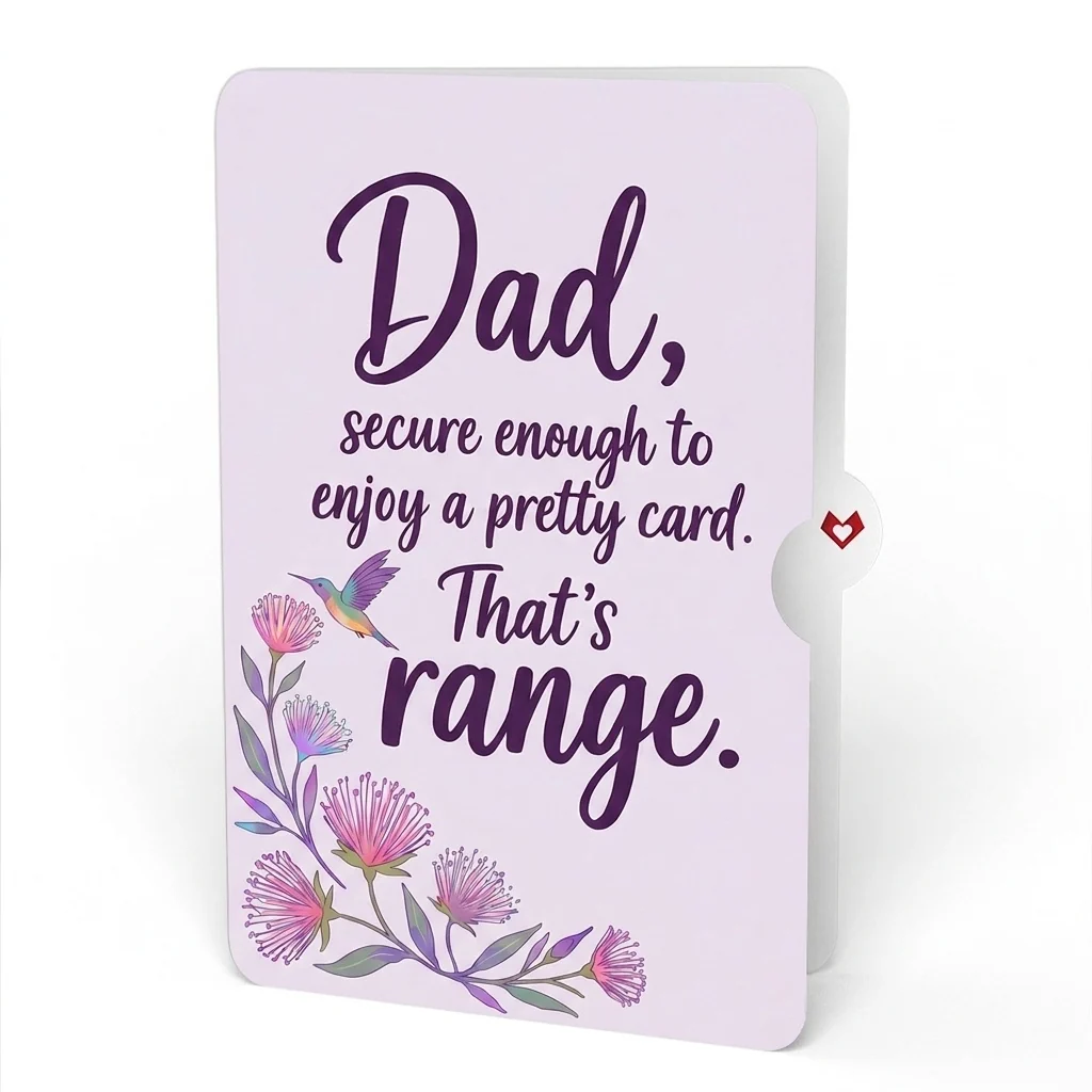 Lovepop Vibrant Hummingbird Father's Day Pop-Up Card and That's Range Sentiment Set for Dad - Image 4