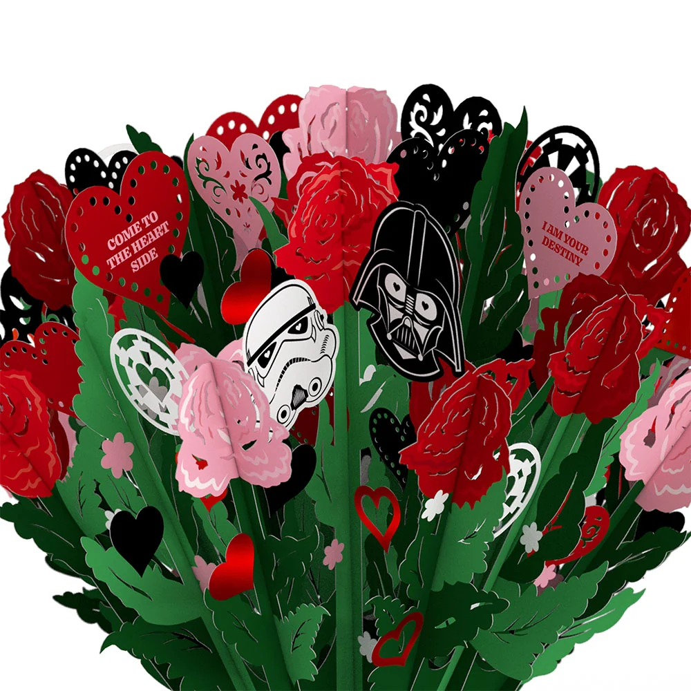 Lovepop Star Wars Darth Vader Galactic Love Bouquet Vase - Image 2