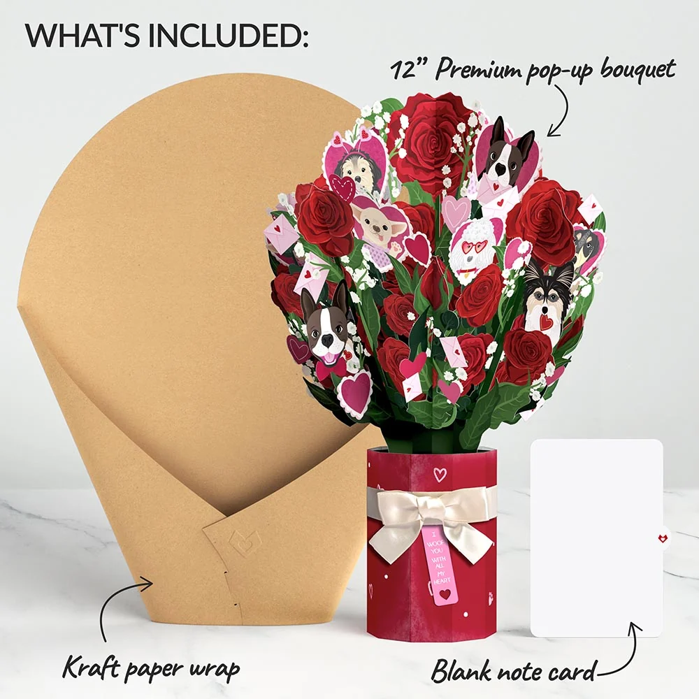 Lovepop I Woof You Dog Bouquet - Image 5