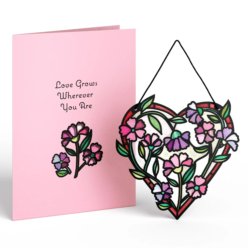 Lovepop Love Grows Heart Suncatcher Card - Image 2