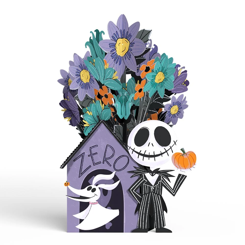 Lovepop Disney Tim Burton’s The Nightmare Before Christmas Jack Skellington Flower Buds Bouquet Vase - Image 4