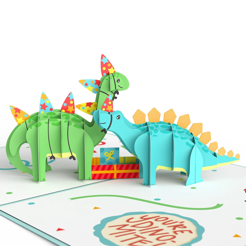Lovepop Birthday Dinosaurs Pop-Up Card and Sentiment Set for Son - Image 3