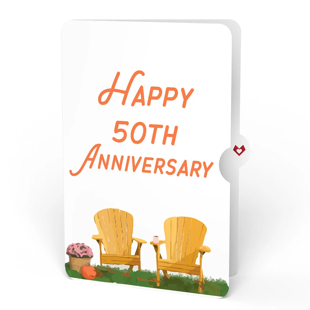 Lovepop Fall Welcome 50th Anniversary Pop-Up Card and Sentiment Set Chair - Image 4
