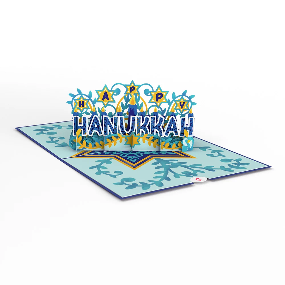 Lovepop Happy Hanukkah Pop-Up Card Candle - Image 3