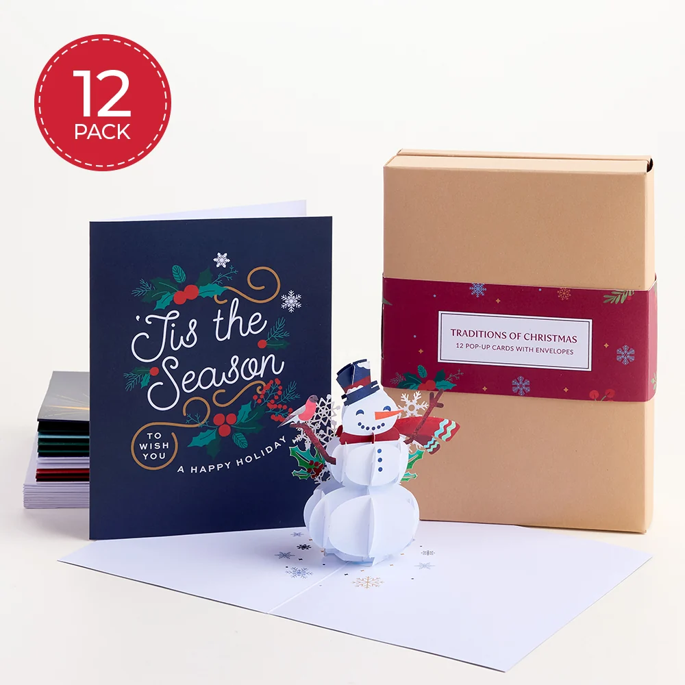 Lovepop Traditions of Christmas Box Set (Assorted 12-Pack): Paperpop Card — SKU SB-41A7AF-4F71716FC47B6F