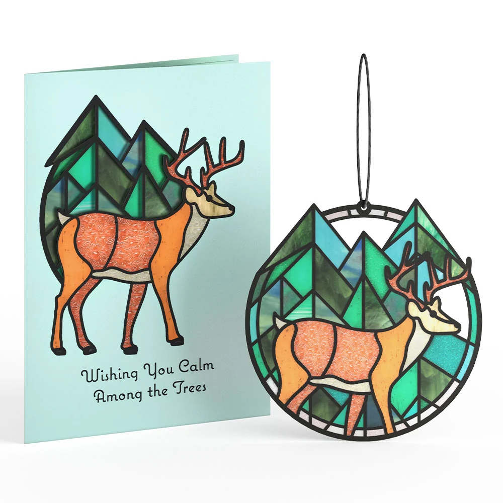 Lovepop Winter Animals Suncatcher 3-Pack - Image 2