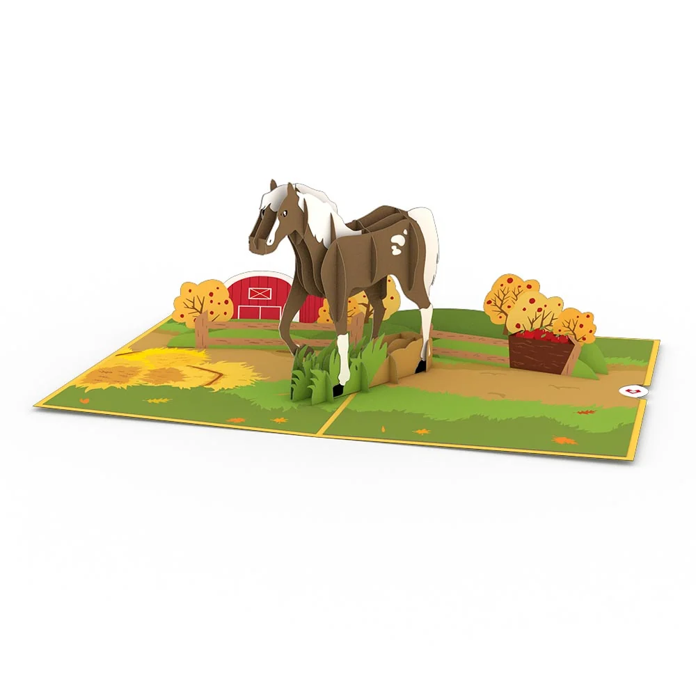 Lovepop Horse Pop-Up Card - Image 3