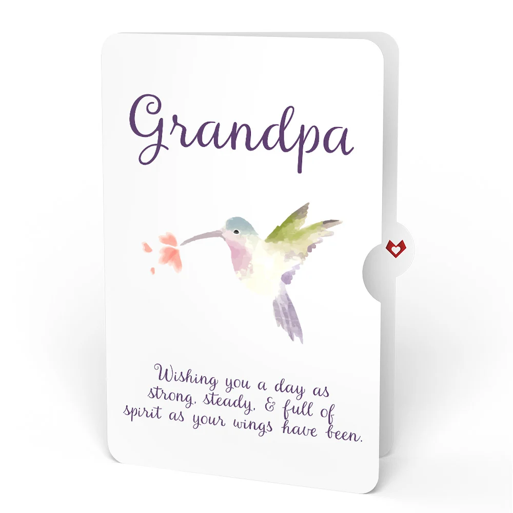 Lovepop Hummingbird Birthday Pop-Up Card and Sentiment Set for Grandfather - Image 4