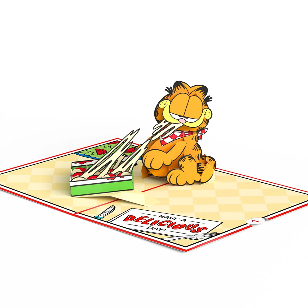 Lovepop Garfield Stay Saucy Pop-Up Card Tray - Image 4