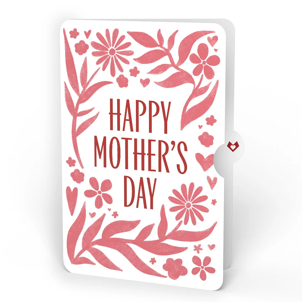 Lovepop Peaceful Dragonfly Mother’s Day HeartFelt Charm Card and Bold Petal Pattern Sentiment Set for Mom - Image 4