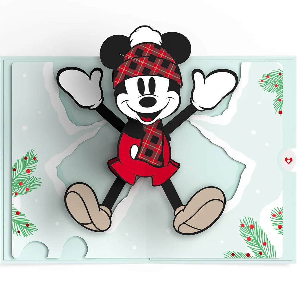 Lovepop Disney's Mickey Mouse Let It Snow Pop-Up Card - Image 3