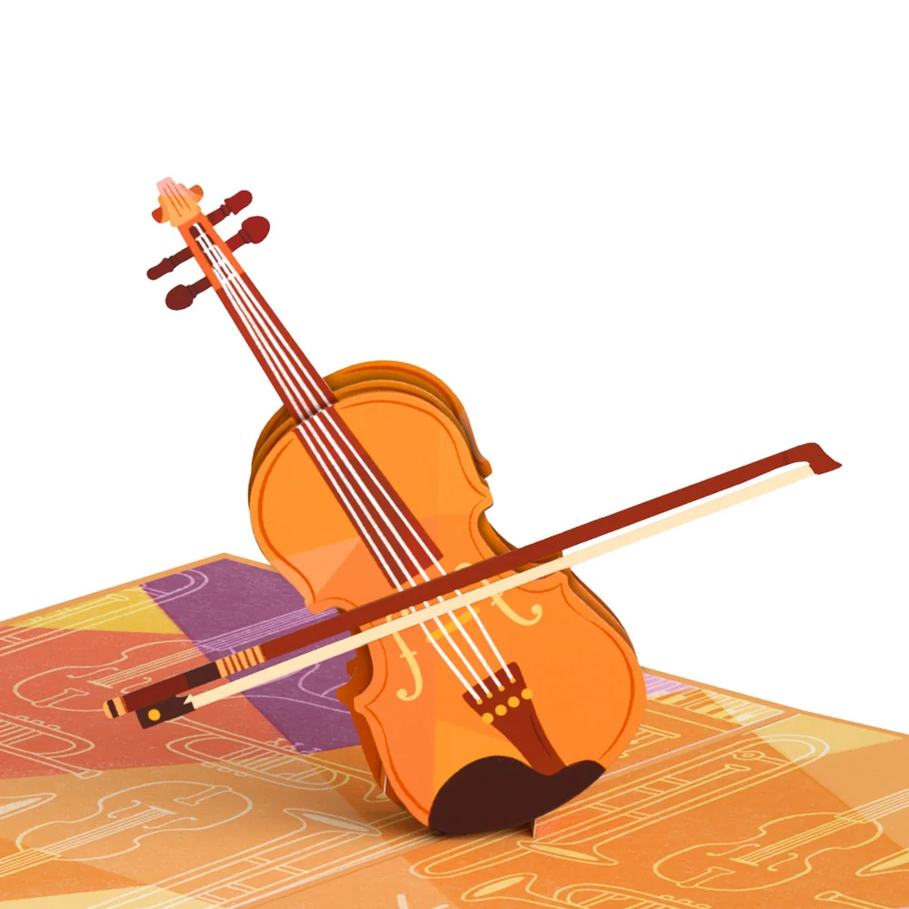 Lovepop Violin Mother’s Day Pop-Up Card and Sentiment Set for Mom - Image 3