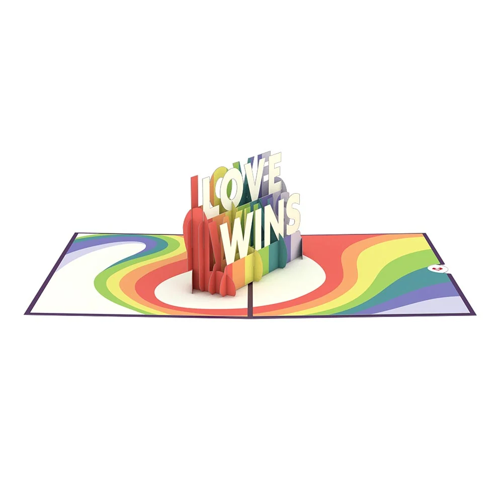 Lovepop Love Wins Pop-Up Card - Image 3