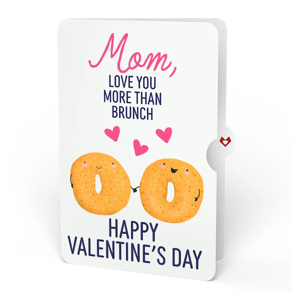 Lovepop You Are My Everything Bagel Valentine Pop-Up Card and Sentiment Set for Mom Plate - Image 4