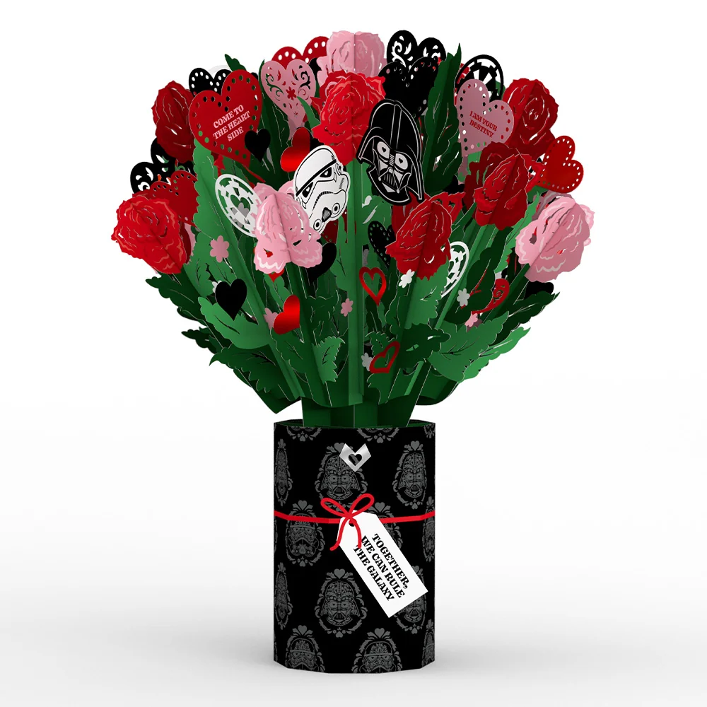 Lovepop Star Wars Darth Vader Galactic Love Bouquet Vase - Image 3