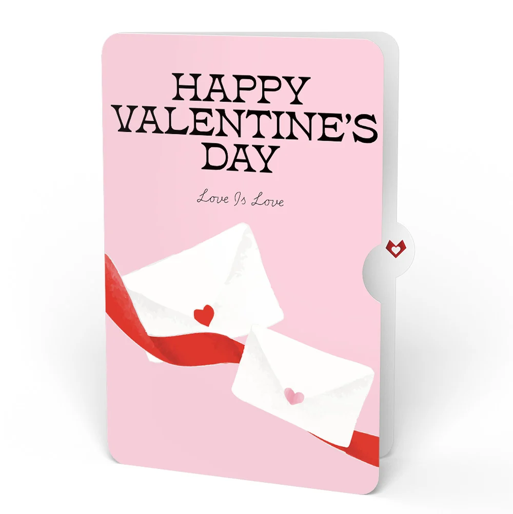 Lovepop French Love Dog Valentine Plushpop Card and Love Letter: Love is Love Sentiment Set - Image 4