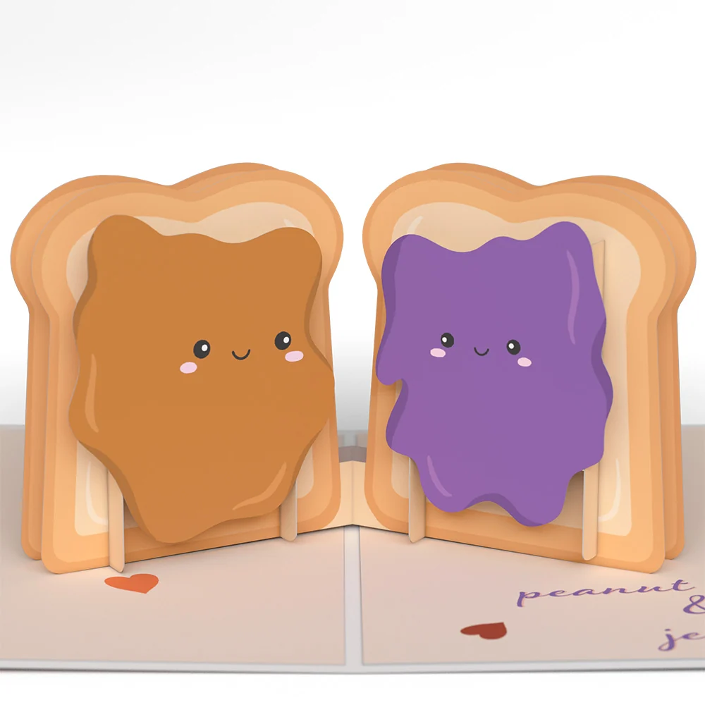 Lovepop We Go Together Like... Valentine's Day 4-in-1 Nesting Card Coffee - Image 7