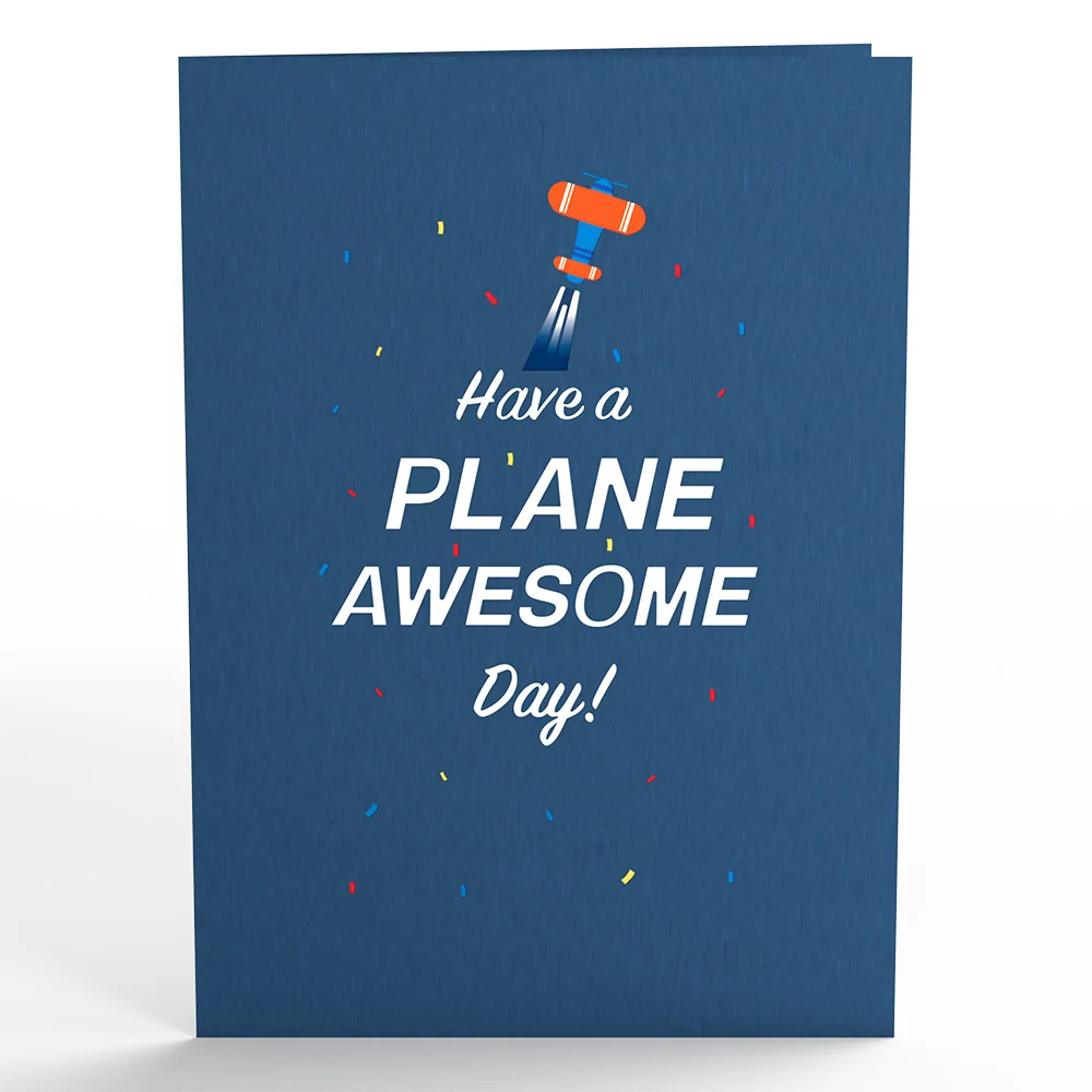 Lovepop Happy Birthday Plane Pop-Up Card - Image 4