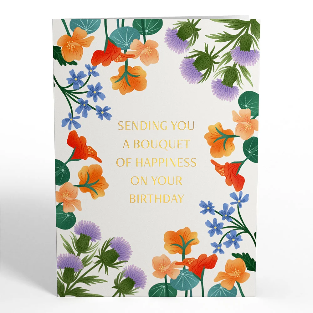 Lovepop Birthday Bouquet of Happiness Pop-Up Card Vase - Image 5