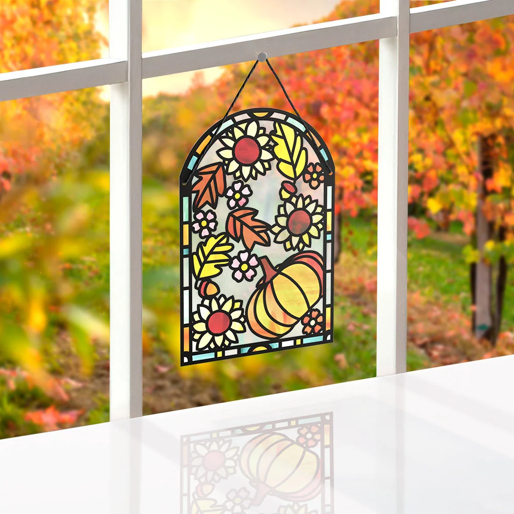 Lovepop Autumn Glow Suncatcher Card