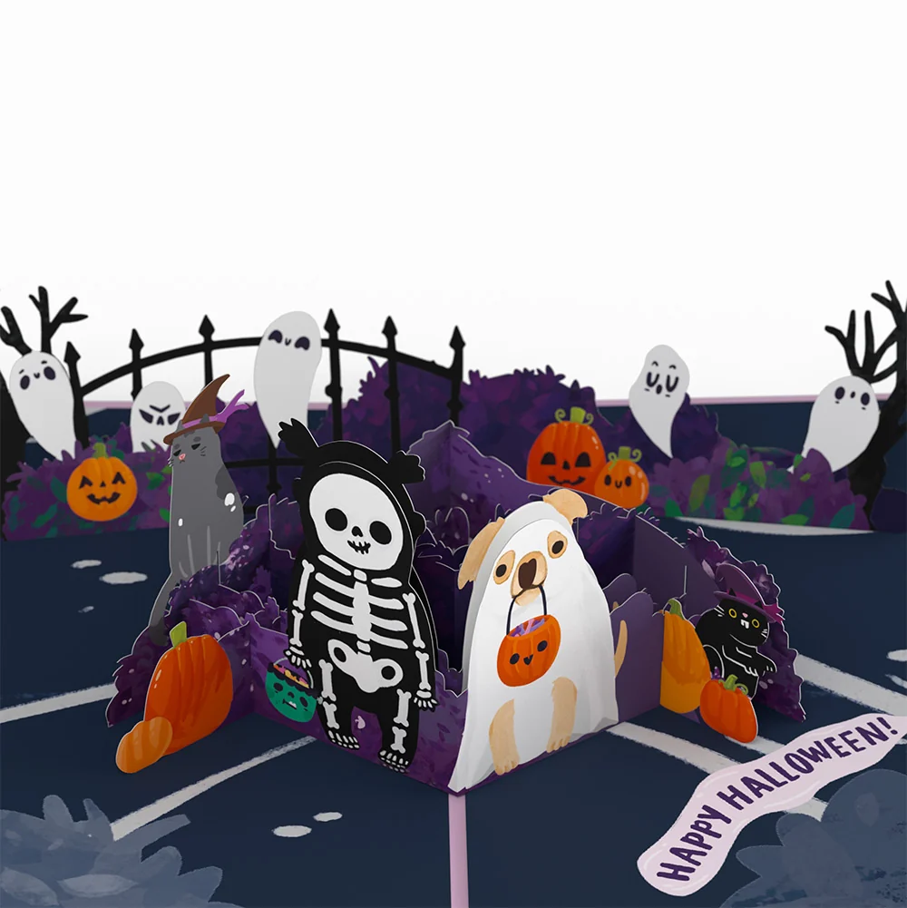 Lovepop 'Oohh, Spooky' Halloween Pop-Up Card and Sentiment Set for Cousin - Image 3