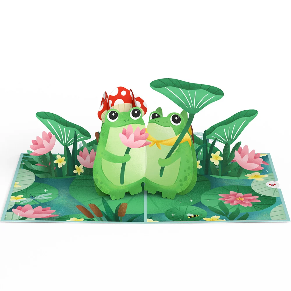 Lovepop Time Well Spent Frogs Pop-Up Card - Image 4