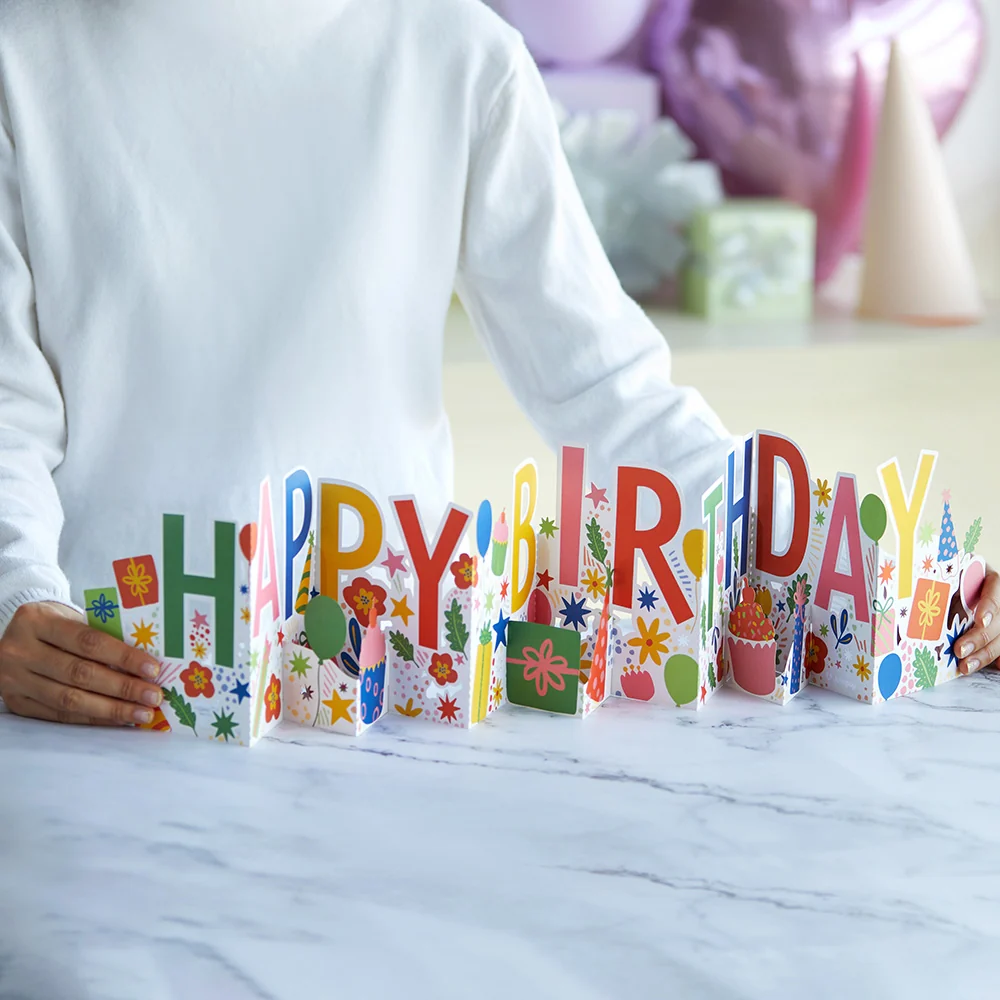Lovepop Happy Birthday Loooooong Card (Expands to 2 feet) - Image 10
