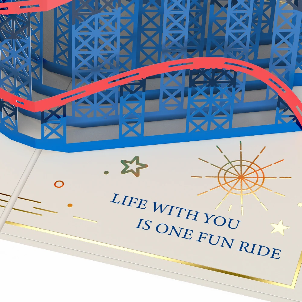 Lovepop Love Rollercoaster Pop-Up Card - Image 3