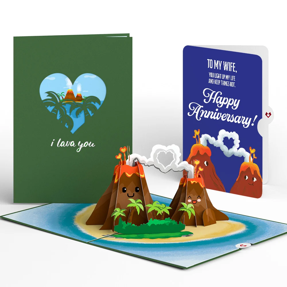 Lovepop I Lava You Anniversary Pop-Up Card and Sentiment Set for Wife