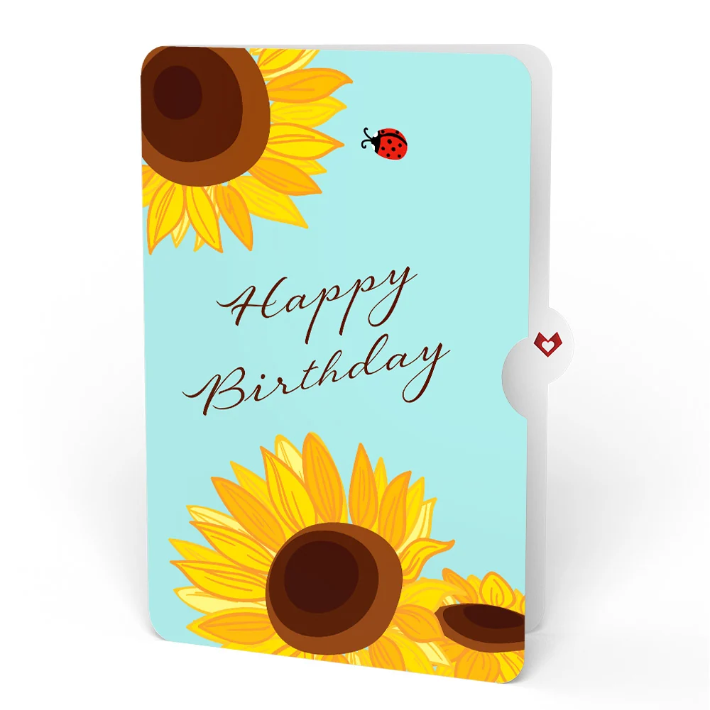 Lovepop Sunflower Bloom Birthday Pop-Up Card and Sunflowers Sentiment Set - Image 4