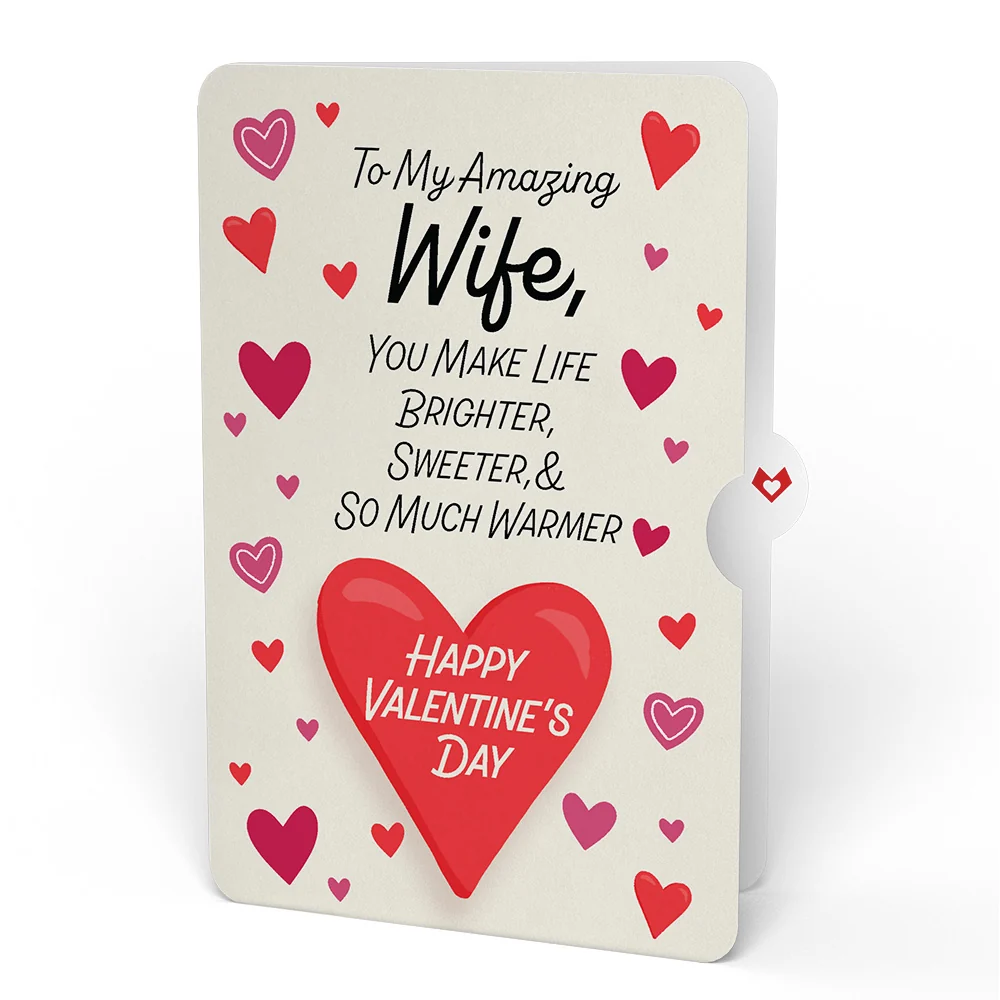 Lovepop Searching for a Valentine Like You Bigfoot Valentine Pop-Up Card and Sentiment Set for Wife - Image 4