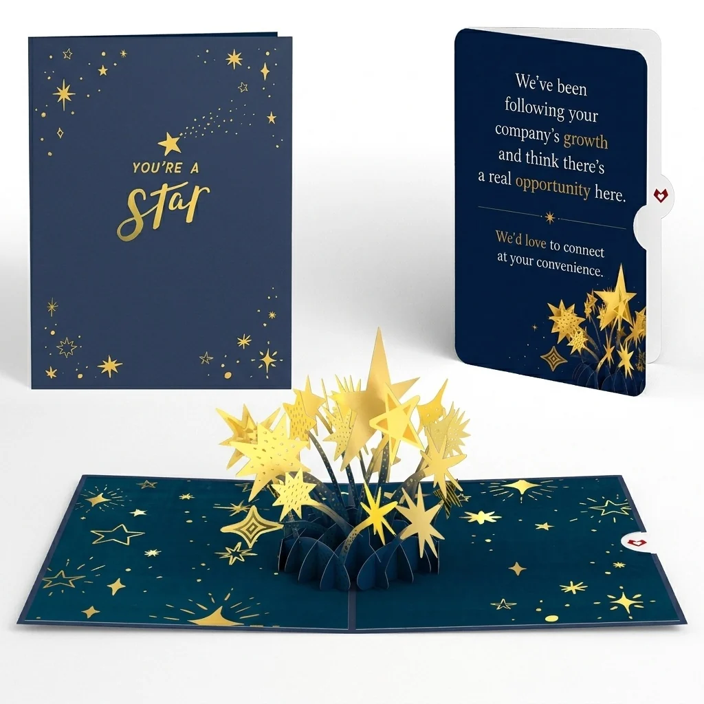 Lovepop You're a Star Pop-Up Card and Growth Opportunity Sentiment Set
