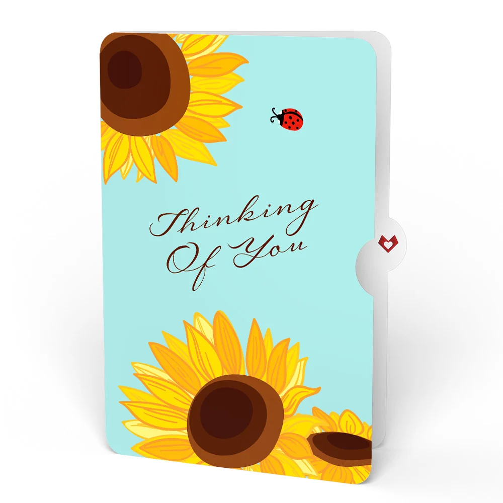 Lovepop Black-Eyed Susan Thinking of You Bouquet and Sentiment Set Vase - Image 4