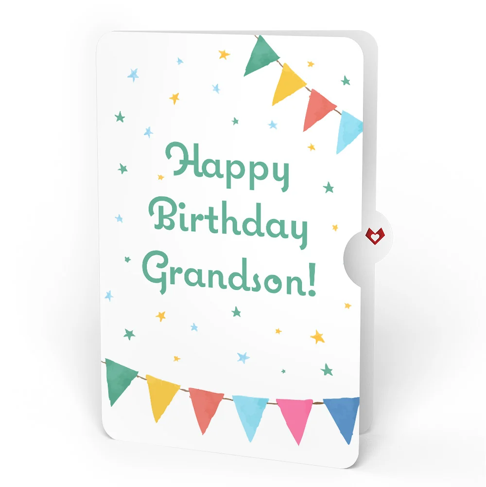 Lovepop Let's Celebrate Birthday Pop-Up Card and Sentiment Set for Grandson - Image 4