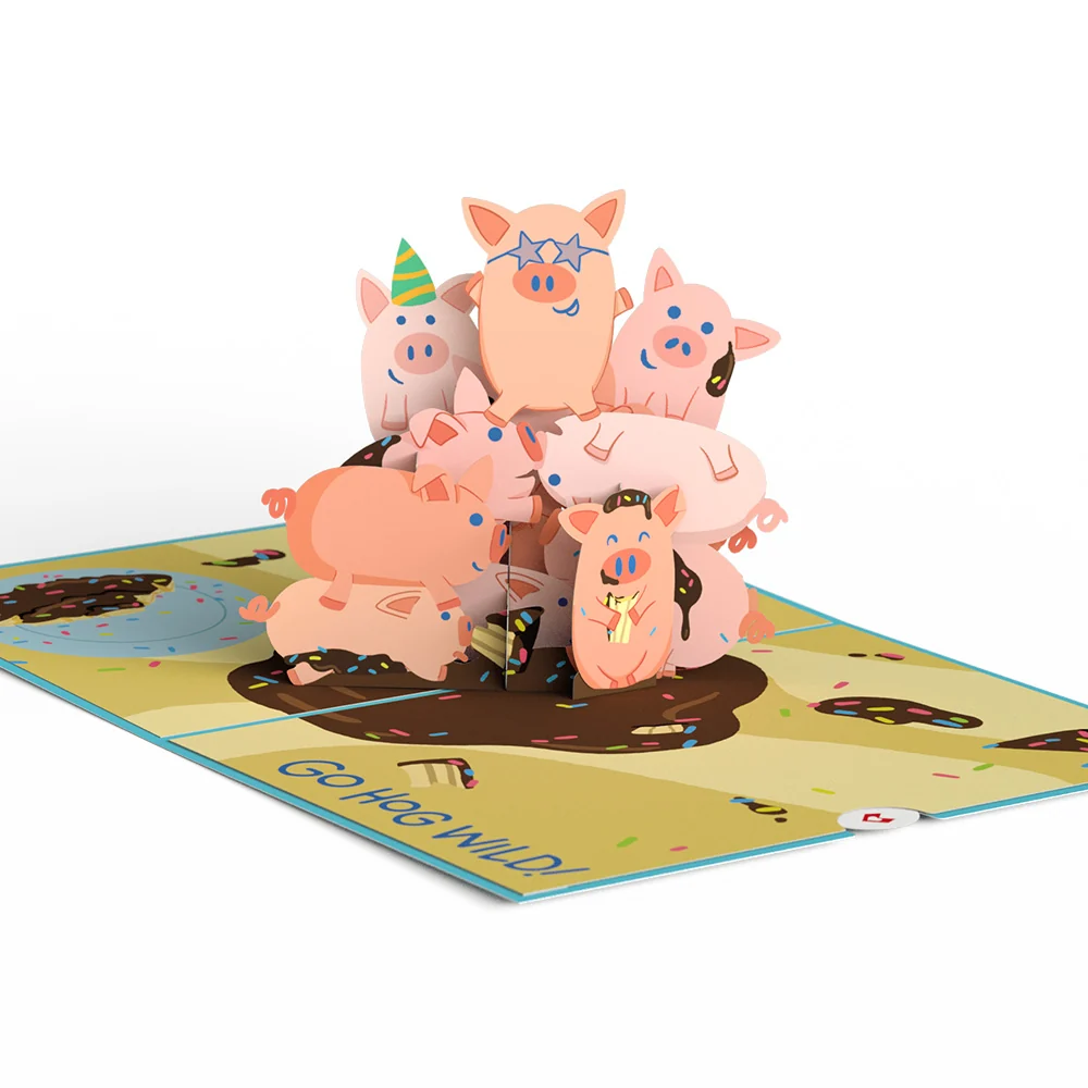 Lovepop Hog Wild Birthday Pop-Up Card - Image 4