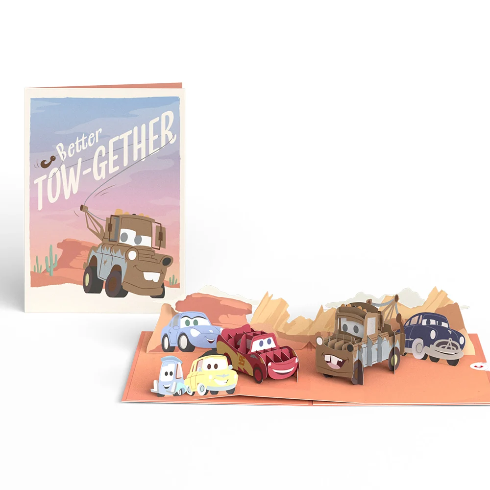 Lovepop Disney and Pixar Cars Better Tow-gether Pop-Up Card