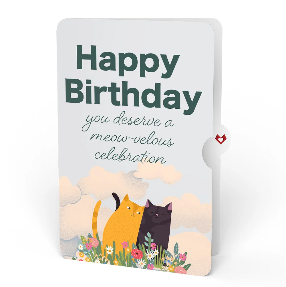 Lovepop I Love Mew Cats Birthday Pop-Up Card and Sentiment Set - Image 4