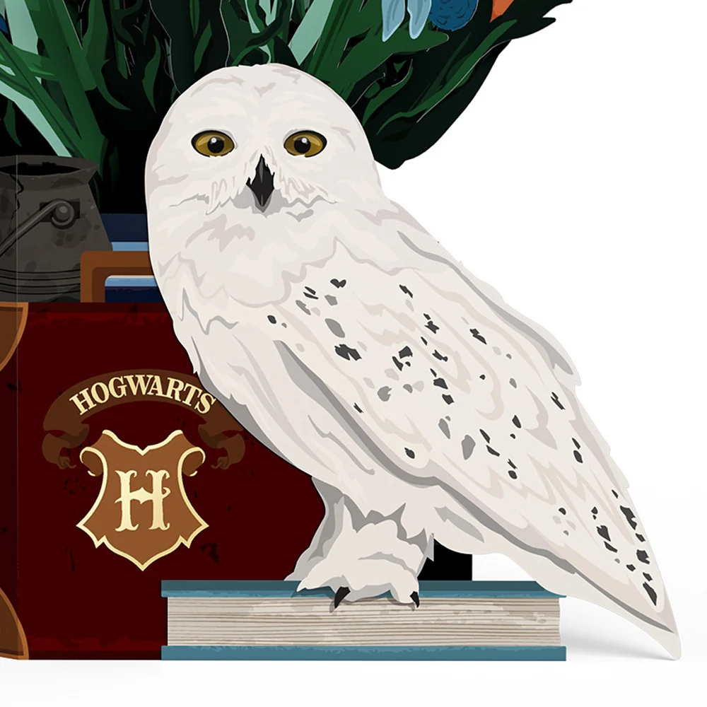 Lovepop Harry Potter Sending Magic Hogwarts Suncatcher Card & Flower Buds Bouquet Bundle - Image 5