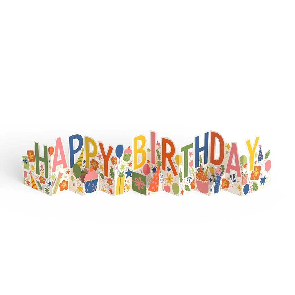 Lovepop Happy Birthday Loooooong Card (Expands to 2 feet) - Image 6