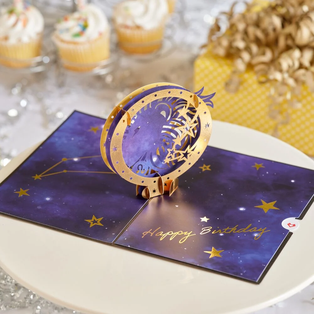 Lovepop Leo Zodiac Birthday Pop-Up Card - Image 5