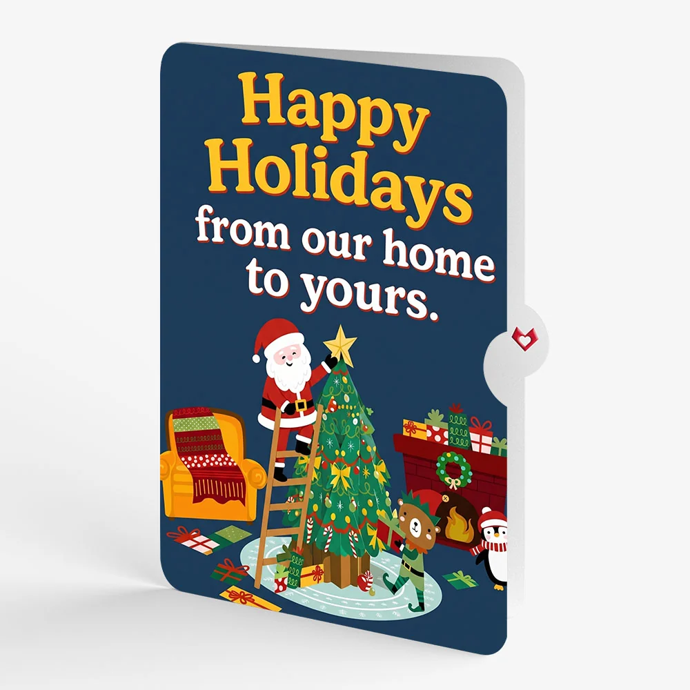 Lovepop Santa Decorating a Christmas Tree Pop-Up Card and Holiday Home Sentiment Set - Image 4