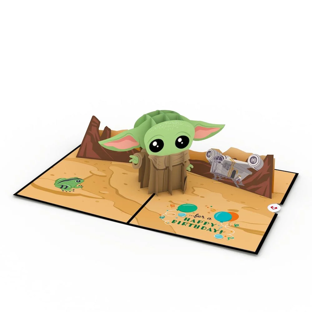 Lovepop Star Wars The Mandalorian Grogu Birthday Best Wishes Pop-Up Card - Image 3