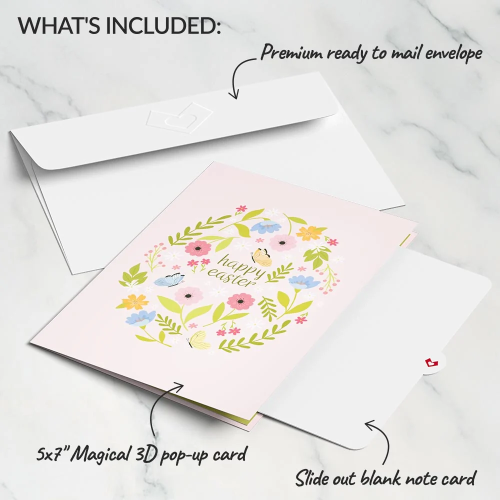 Lovepop Happy Easter Bunny Amid the Blossoms Pop-Up Card - Image 5