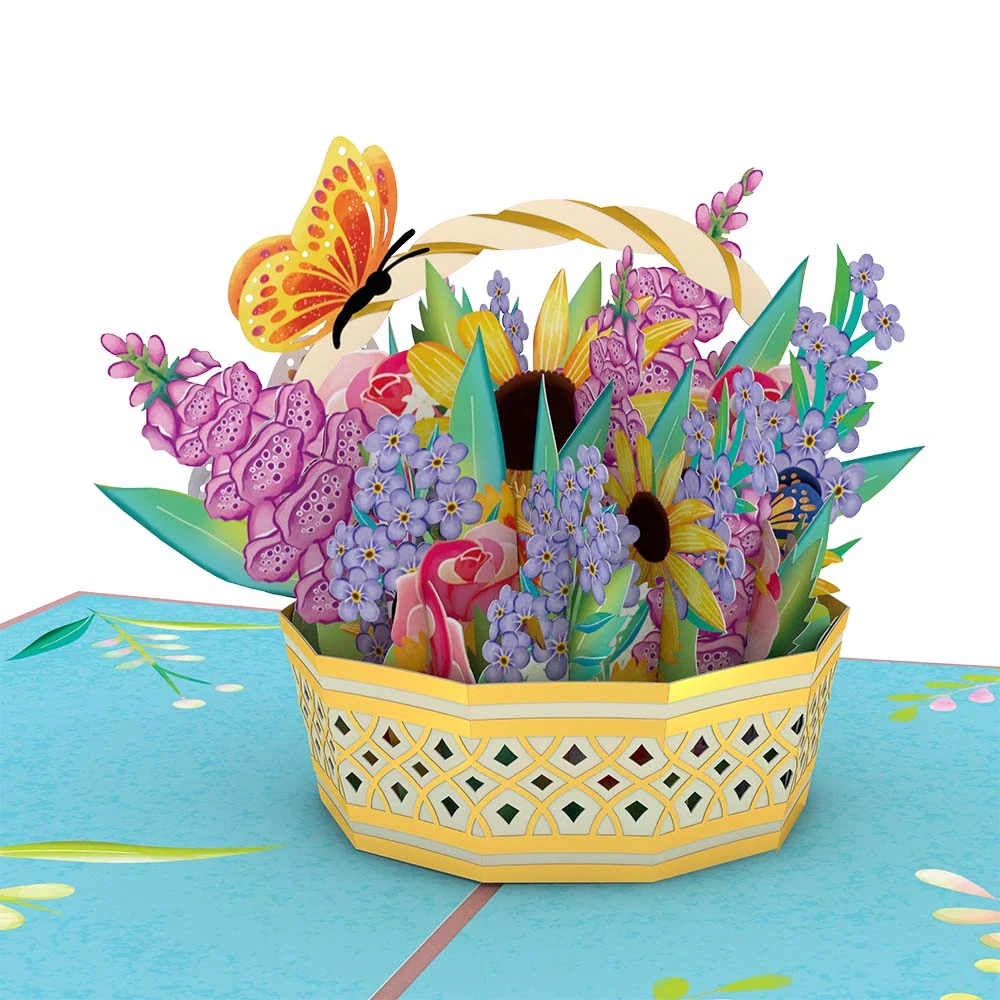 Lovepop Mother's Day Sunflower Basket Pop-Up Card - Image 2