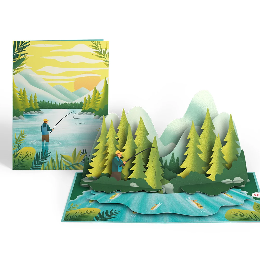 Lovepop Gone Fishing Pop-Up Card