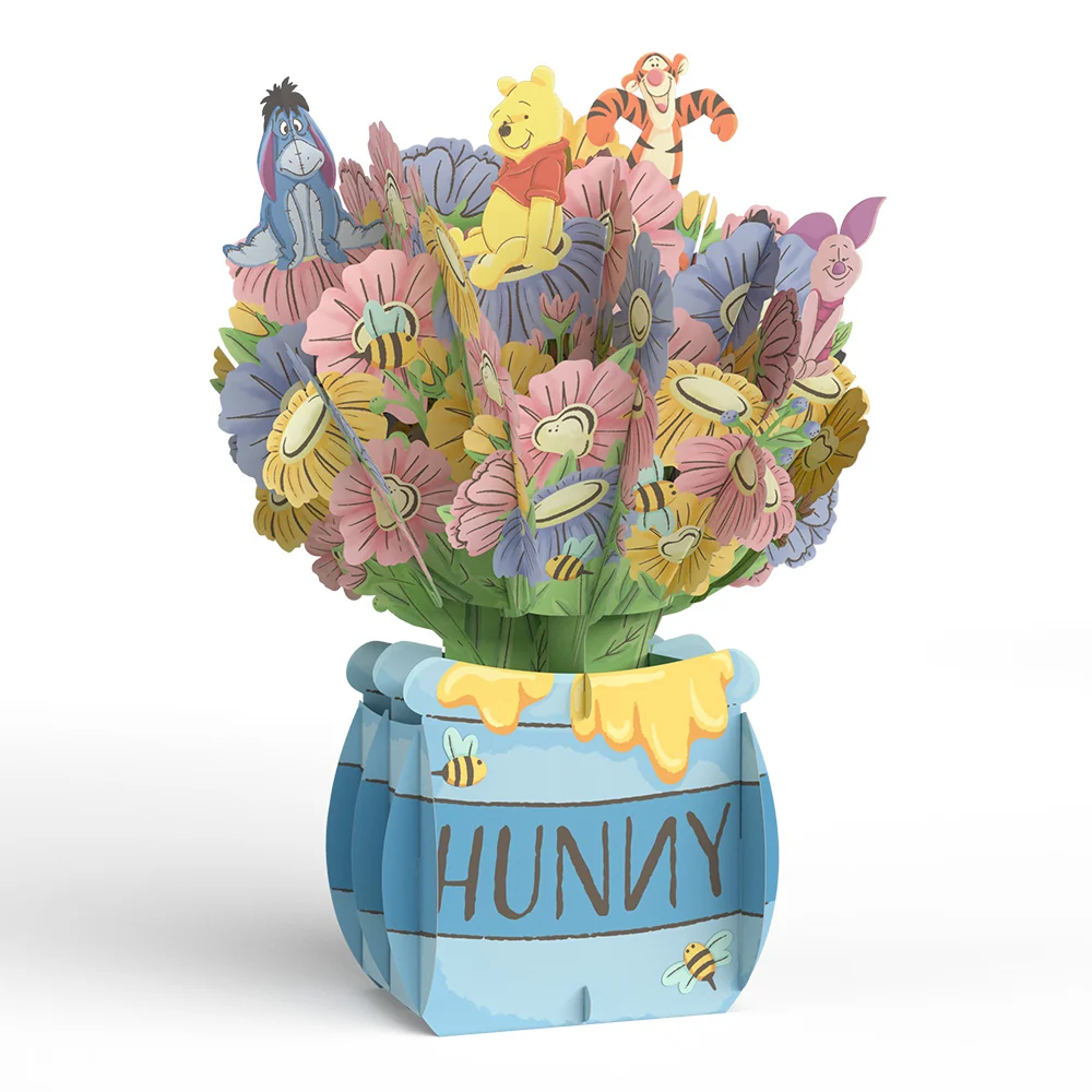 Lovepop Disney's Winnie the Pooh Hunny Jar Pop-Up Bouquet