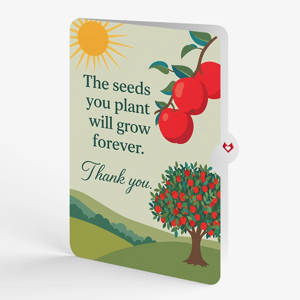 Lovepop Apple Tree Thank You Pop-Up Card and Growing Seeds Sentiment Set - Image 4